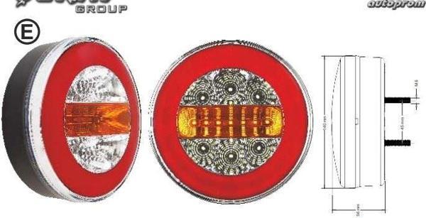 24V Neon Led Hamburger Stop Lambası 4 Fonksiyonlu ( Stop , Park, Geri, Sinyal ) - Image 1