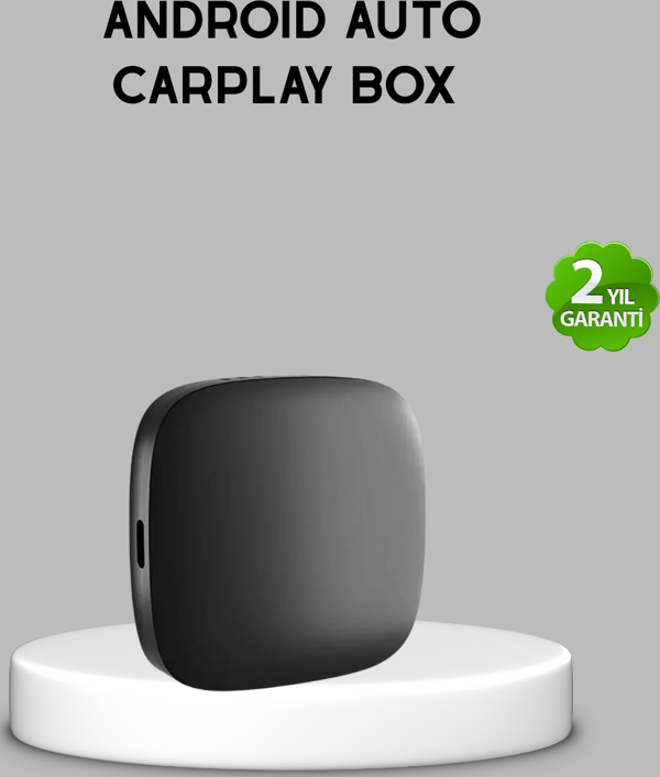 Android Auto Kablosuz Adaptör Bluetooth 5.0 ve 5.8GHz WiFi Destekli - Image 1