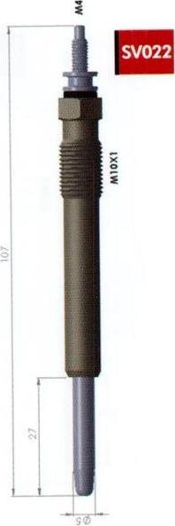 Kızdırma Bujisi 11V  Peugeot 206-307-308-Boxer Partner Fıat Ducato Cıtroen Berlıngo-C4-C5-Jumper - Image 1