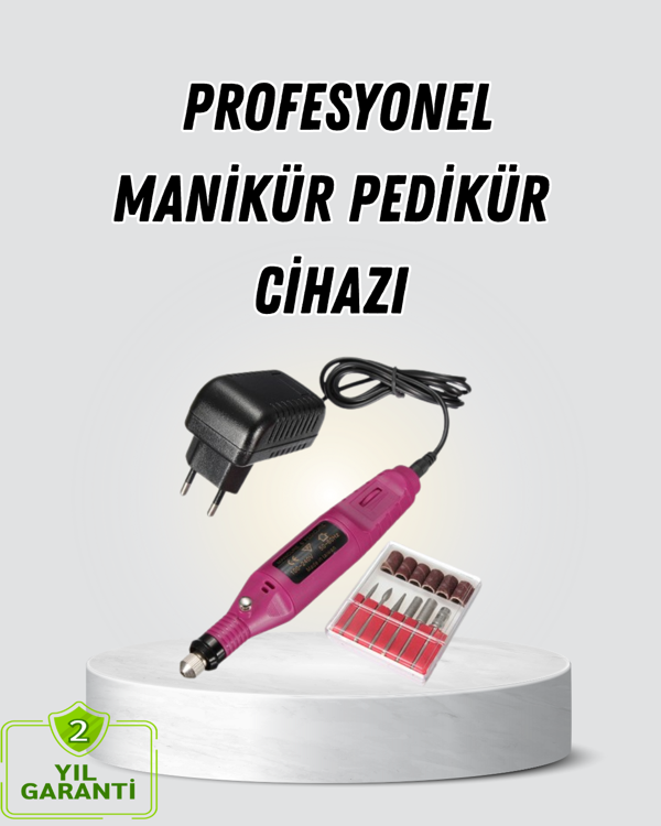 Profesyonel Tırnak Manikür Aleti – Şarjlı, Ayarlanabilir Hız, Düşük Titreşim ve Sessiz Motor Teknolo - Image 1