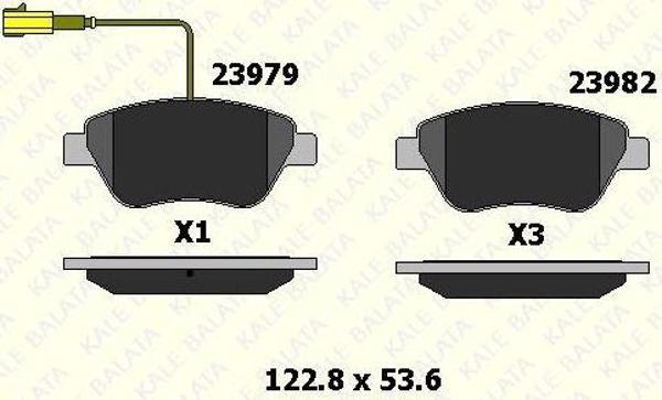 Fren Balata Ön  Fıat  Doblo Fıorıno  Lınea Albea  Tek Fişli - Image 1