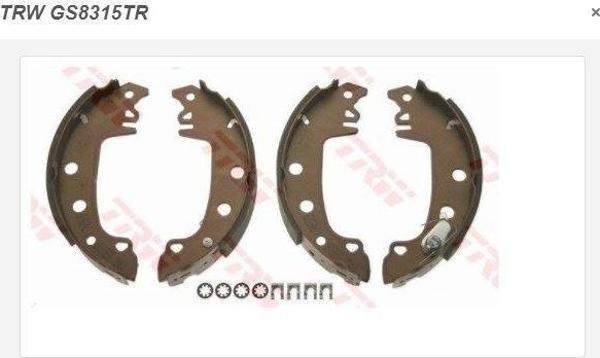 Arka Pabuçlu Fren Balatası Fıat Tofaş M131 Renault R12 (Yapıştırma) - Image 1