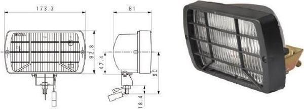 Sis Farı Kablolu Fıat Dkş Slx 90 Mod.Doğan  (20Ad) - Image 1