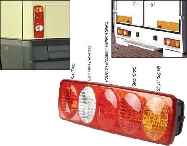 Stop Lamba Neko Tip Plaka Lambasız Ford Transıt V184(10Ad) - Image 1