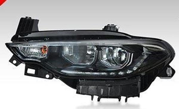 Fıat Egea Far Motorlu Sağ  ( 2016 - 2020 ) Krom Çıtalı - Led Drl+Park - Image 1