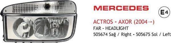 Far Sol Mercedes Actros-Axor (04 >) E-Belgeli - Image 1