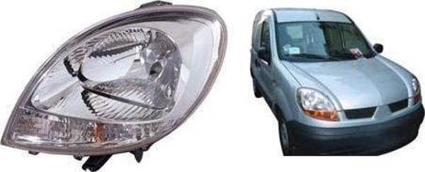 Far Renault Kangoo Sağ Beyaz Sinyalli Motoru Üzerinde (2003-2008) - Image 1