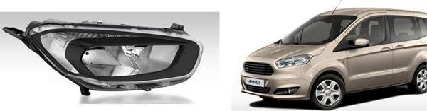 Far Sağ Ford Transıt Courıer 14- Motorlu Siyah Çerçeveli - Image 1