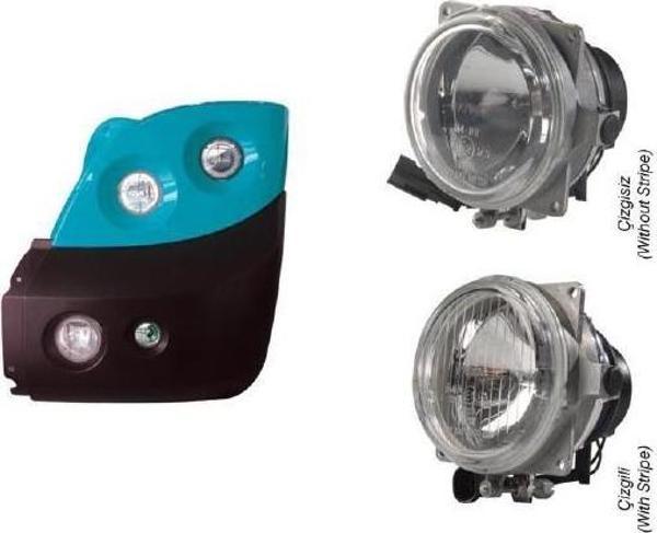 Far Uzun Spot 12V Bone+Kablolu Çizgisiz Mercedes 403 Peugeot Premıer Temsa Otokar Iveco (24Ad) - Image 1