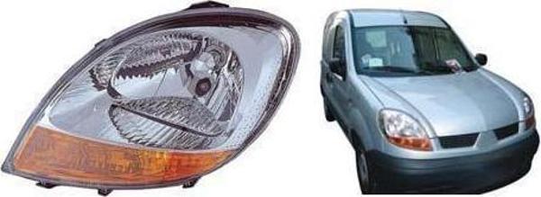 Far Renault Kangoo Sol Sarı Sinyalli Motoru Üzerinde (2003-2008) - Image 1