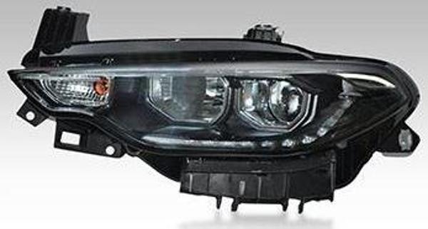 Fıat Egea Far Motorlu Sağ  ( 2016 - 2020 ) Beyaz Çıtalı  - Led Drl+Park - Image 1
