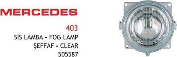 Sis Lambası Beyaz Mercedes 403 - Iveco Otobüs Far - Image 1