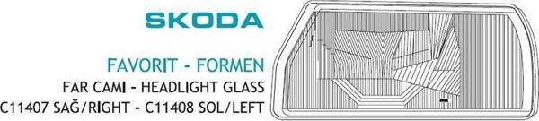 Far Camı Skoda Favorıt-Formen-Pıkap Sol - Image 1
