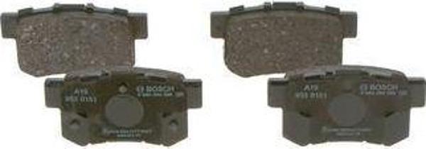 Fren Balatası Arka Honda Crv 01-07 Stream 01-06 / Fıat Sedıcı 06> - Image 1