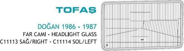 Far Camı Fıat Dkş 1985-1987 Fıat Dkş M.131 Doğan Sol - Image 1