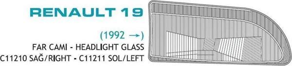 Far Camı Renault R19 Sol 1992 Sonrası - Image 1