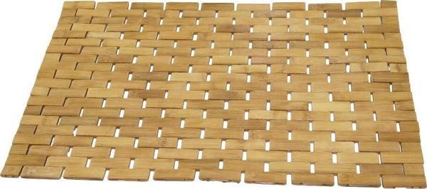 Dikdörtgen - Bambu Kaydırmaz Banyo Paspası 42x62cm - Image 1