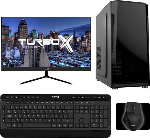 Turbox Tx4330 i5 10400 16GB DDR4 512GB NVMe SSD 21.5 inç Monitör Masaüstü Ev Ofis Bilgisayarı - Image 1