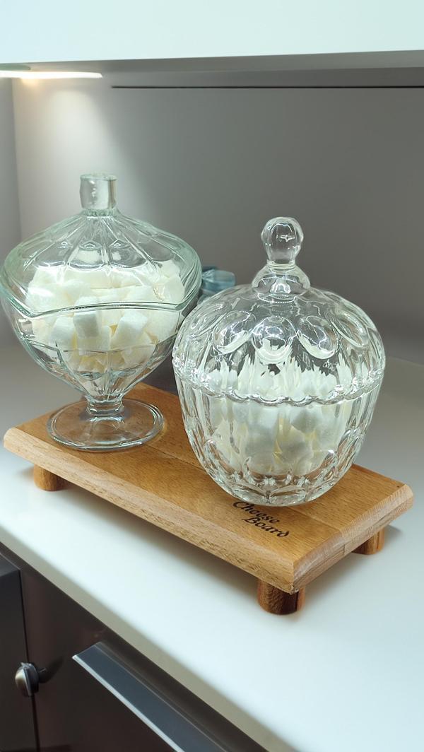 21x10 Cm Küçük Boy, Dekoratif Ahşap, Çok Amaçlı, Servis, Bardak, Kahve Fincanı, Baharatlık Altlığı - Image 1