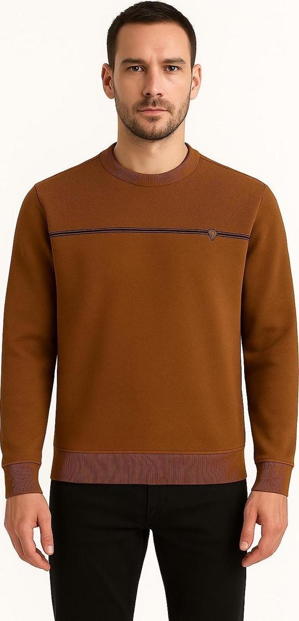 Gewer Uzun Kol Sıfır Yaka Erkek Selanik -7444 - Image 1