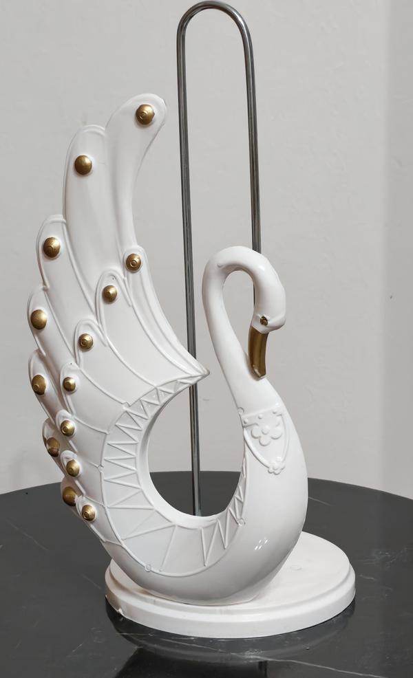 Kuğu Desenli Tuvalet Kağıdı Tutucu, Banyo Aksesuarı, Banyo Düzenleyici - Image 1