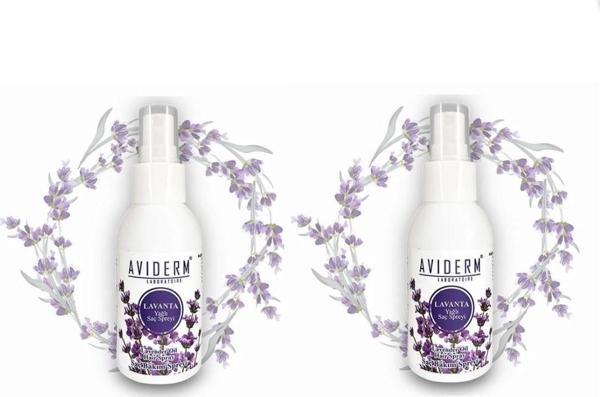 2li Aviderm Lavanta Yağlı Bit Kovucu Saç Spreyi 100 ml - Image 1