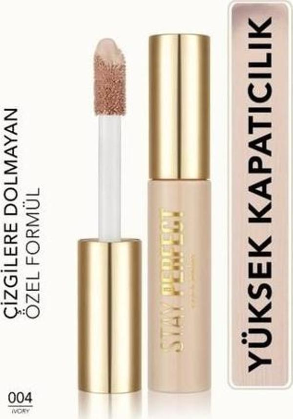 Flormar Stay Perfect Yoğun Pigmentli Kapatıcı 004 Ivory: Soğuk Alt Ton - Image 1