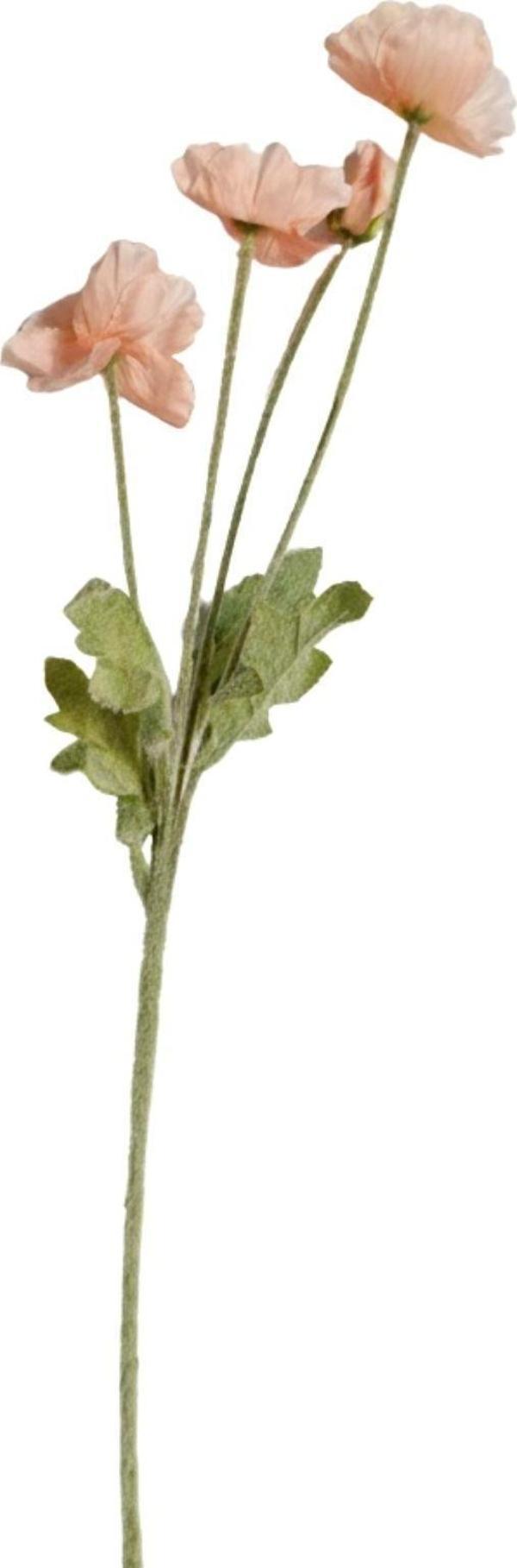 Yapay Gelincik Çiçeği 60 Cm Tek Dal Somon - Image 1