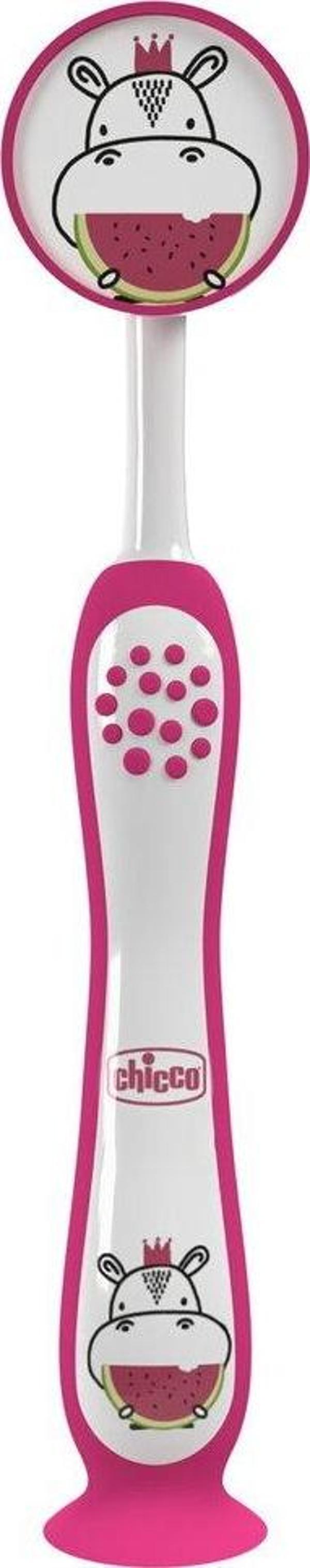 Chicco Diş Fırçası 3-6 yaş Hipo pembe - Image 1