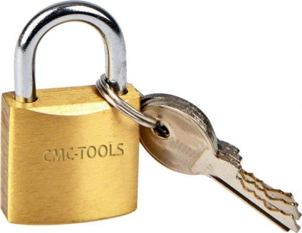 CMC Tools Sarı Asma Kilit 3 Anahtarlı 50 Mm - Image 1
