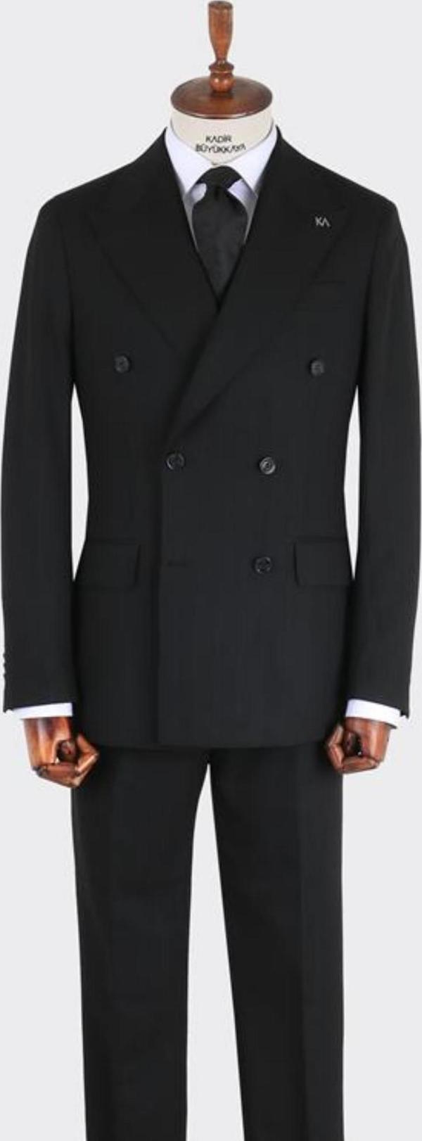 Kruvaze Erkek Takım Elbise-KAB1221S - Image 1