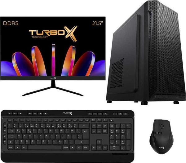 Turbox Tx4877 Intel Core i5 13400 16GB DDR5 Ram 1TB NVMe 21.5 inç FHD Monitör Ofis Bilgisayarı - Image 1