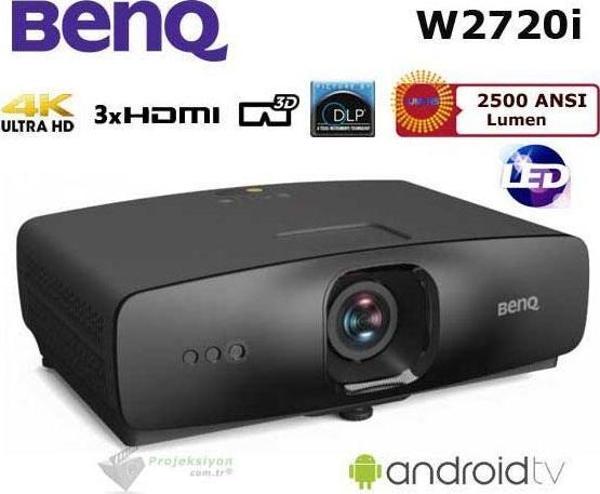BenQ W2720i 4K LED Ev Sinema Projeksiyon Cihazı (Smart Kablosuz Android, Netflix) - Image 1