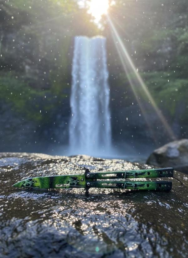 AlsepeteAvm Yeşil Tanto Kamp Çakısı - Image 1