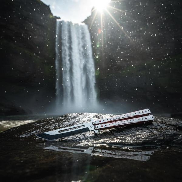 AlsepeteAvm Kırmızı Tanto Kamp Çakısı - Image 1