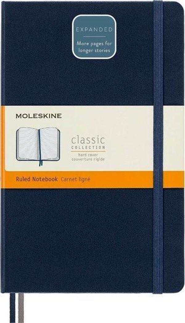 Moleskine Notebook Lg Expanded Rul Sap.Blue Hard - Image 1