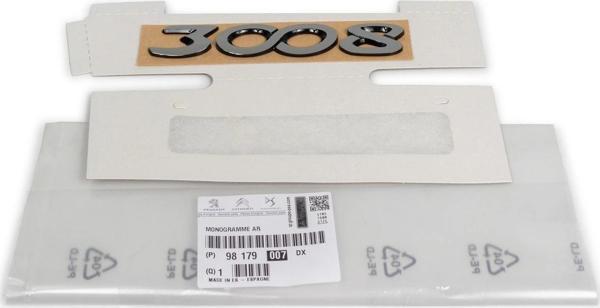 3008 Yazı Psa 3008 B.M 2016- (Oem No: 98179007Dx) - Image 1