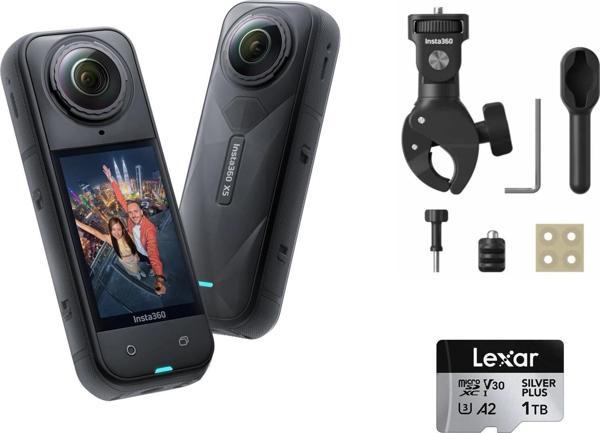 Insta360 X5 Aksiyon Kamerası - Motosiklet Kiti Heavy (1 TB) - Image 1