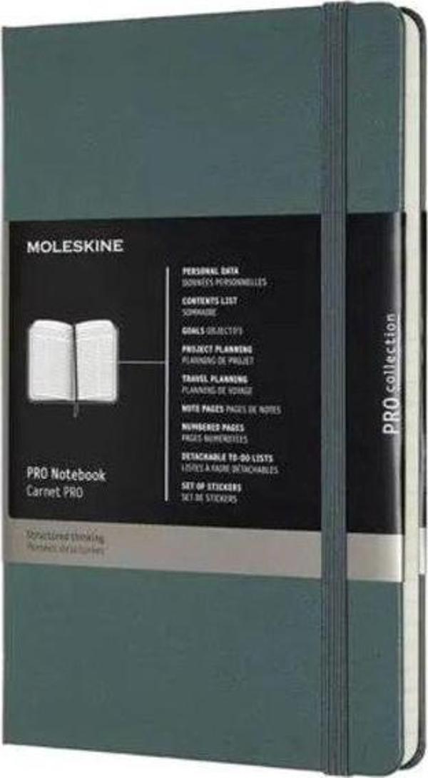 Moleskine Pro Notebook Lg Hard Forest Green - Image 1