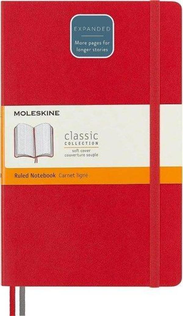 Moleskine Notebook Lg Expanded Rul S.Red Soft - Image 1
