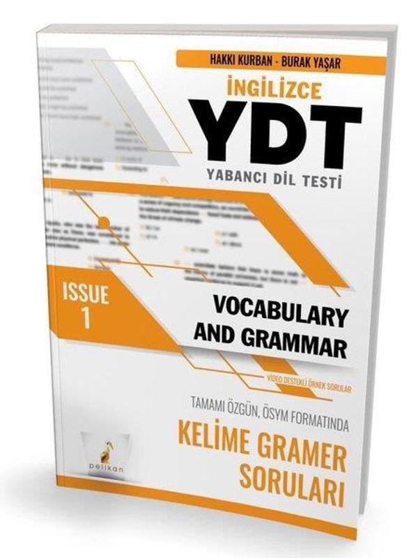 YDT İngilizce Vocabulary and Grammar Issue 1 - Pelikan Yayınları - Image 1