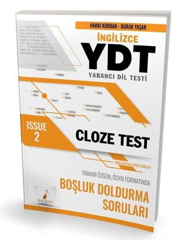 YDT İngilizce Cloze Test Issue 2 - Pelikan Yayınları - Image 1