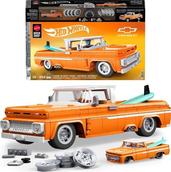 Brick Shop™ Hot Wheels® Elite Serisi - Custom '62 Chevy Pickup 858 Parça koleksiyoncular için JFT20 - Image 1