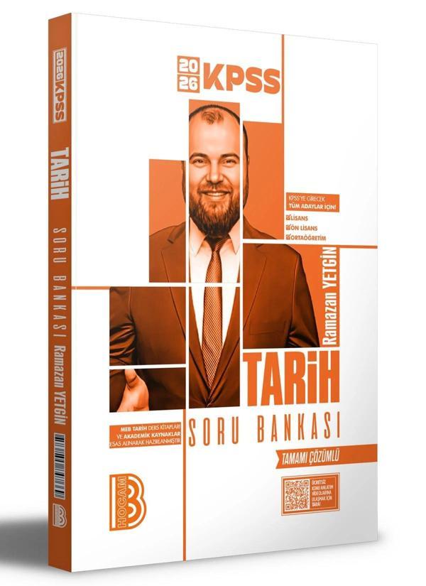 Kpss 2026 Tüm Adaylar Tarih Çözümlü Soru Bankası Benim hocam - Benim Hocam Yayınları - Image 1