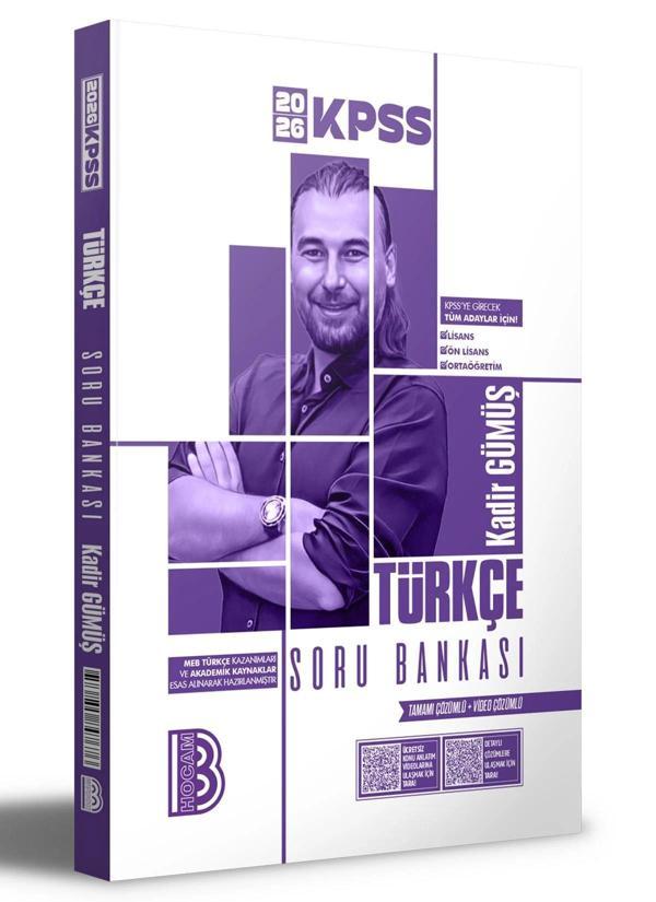 2026 Kpss Türkçe Soru Bankası Kadir Gümüş Benim hocam - Benim Hocam Yayınları - Image 1