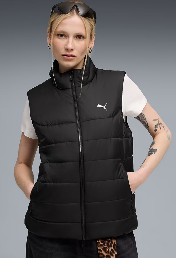 Puma Essentials Padded Kadın Siyah Dik Yaka Spor Yelek 685229 01 - Image 1