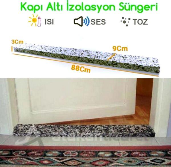 1 Adet Kapı Altı Rüzgar Önleyici Kapı Altı İzolasyon Süngeri Kapı Altı Eşik Süngeri Rüzgar Önleyici - Image 1