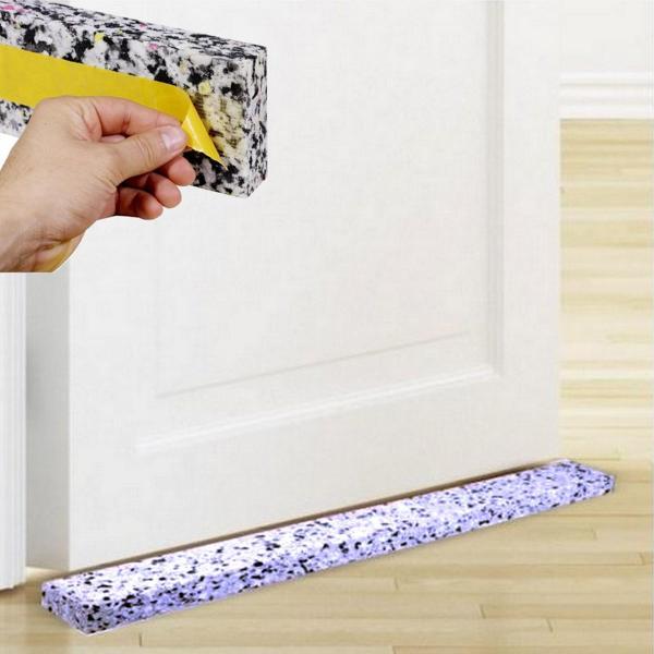 2 Adet Birden Kapı Altı İzolasyon Süngeri Kapı Altı Eşik Süngeri Rüzgar Önleyici Sünger - Image 1