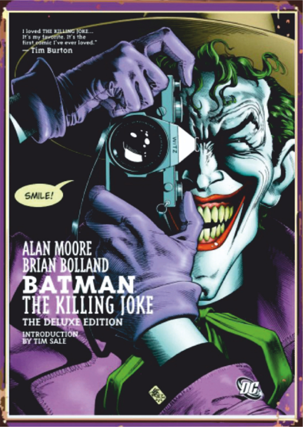 Batman The Killing Joke Joker Temalı Ahşap Retro Poster Tablo - Image 1