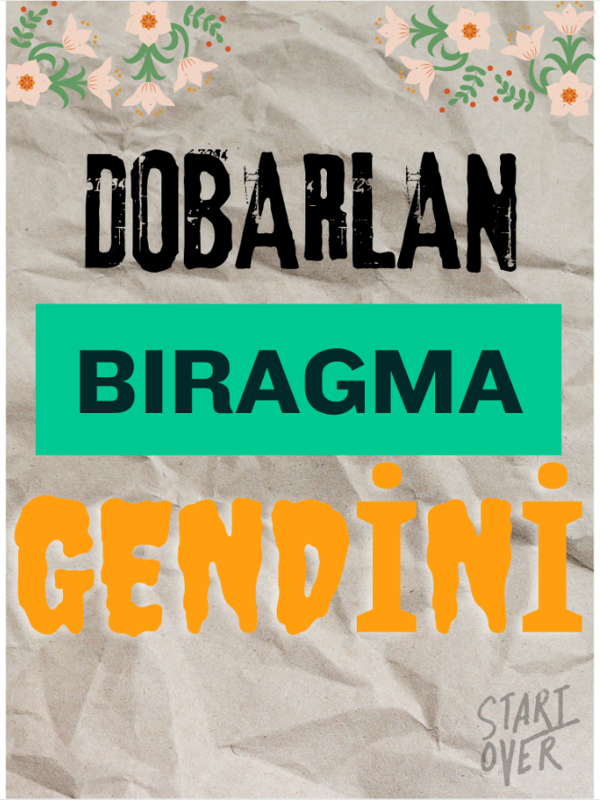 Dobarlan Bıragma Gendini Yazılı Motive Edici Ahşap Retro Poster Tablo - Image 1